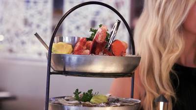 Enjoy happy hour, deals on seafood towers, and more at Corvina Seafood Grill