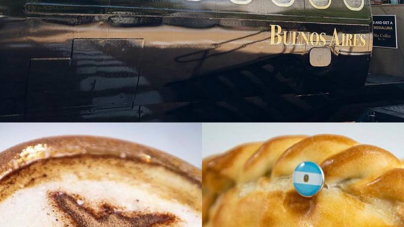 Coffee in an airplane in the middle of Brickell? Yes, Sky Coffee Buenos Aires has landed in Miami